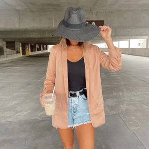 Nude color blazer